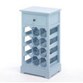 Somerset Blue Wine Cabinet